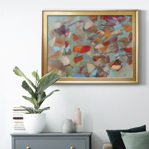 Confetti Party - Modern Framed Canvas Print