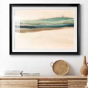 Layered Horizon II - Modern Framed Art Print