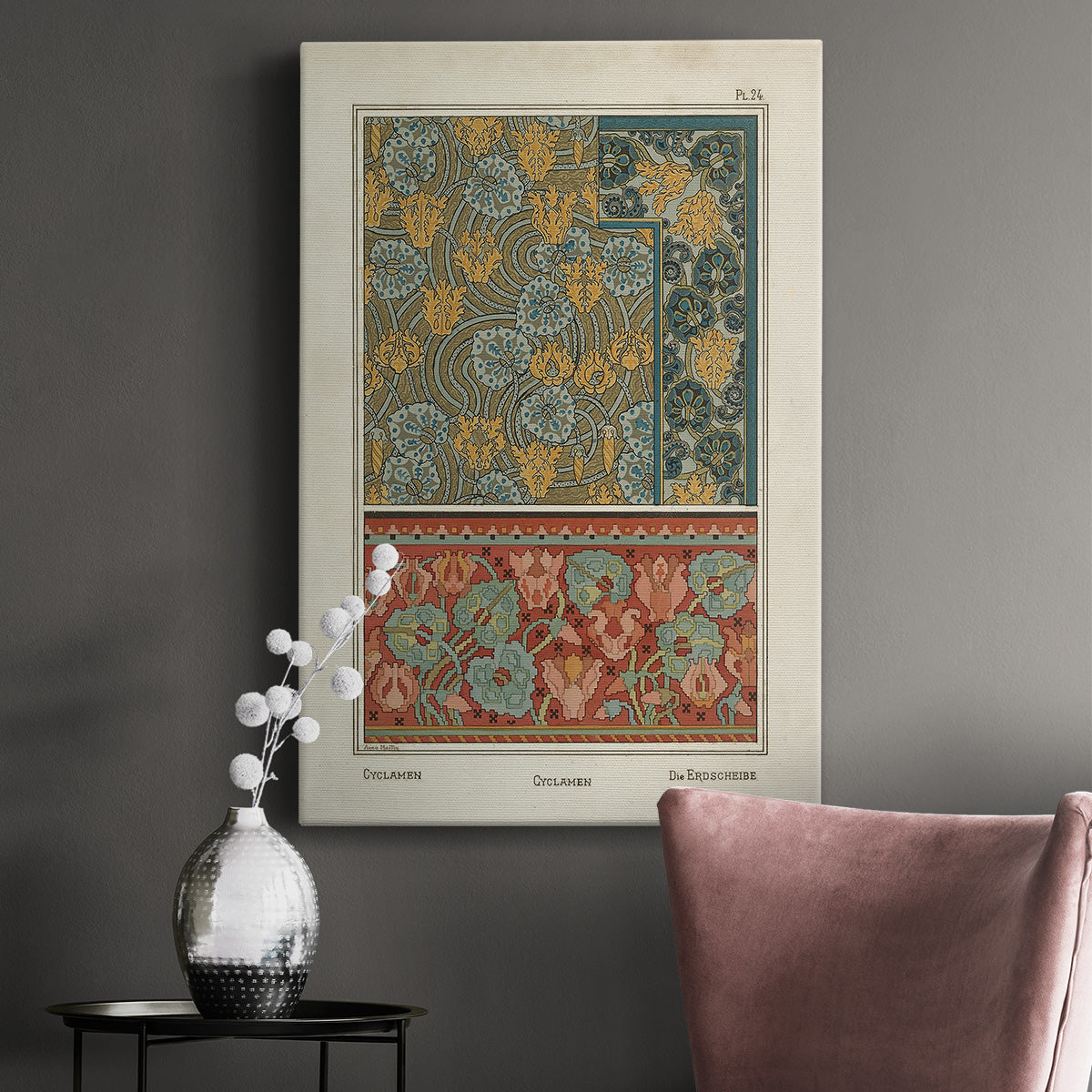 Nouveau Decorative I Premium Gallery Wrapped Canvas - Ready to Hang