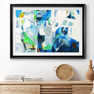 Down the Rapids - Modern Framed Art Print
