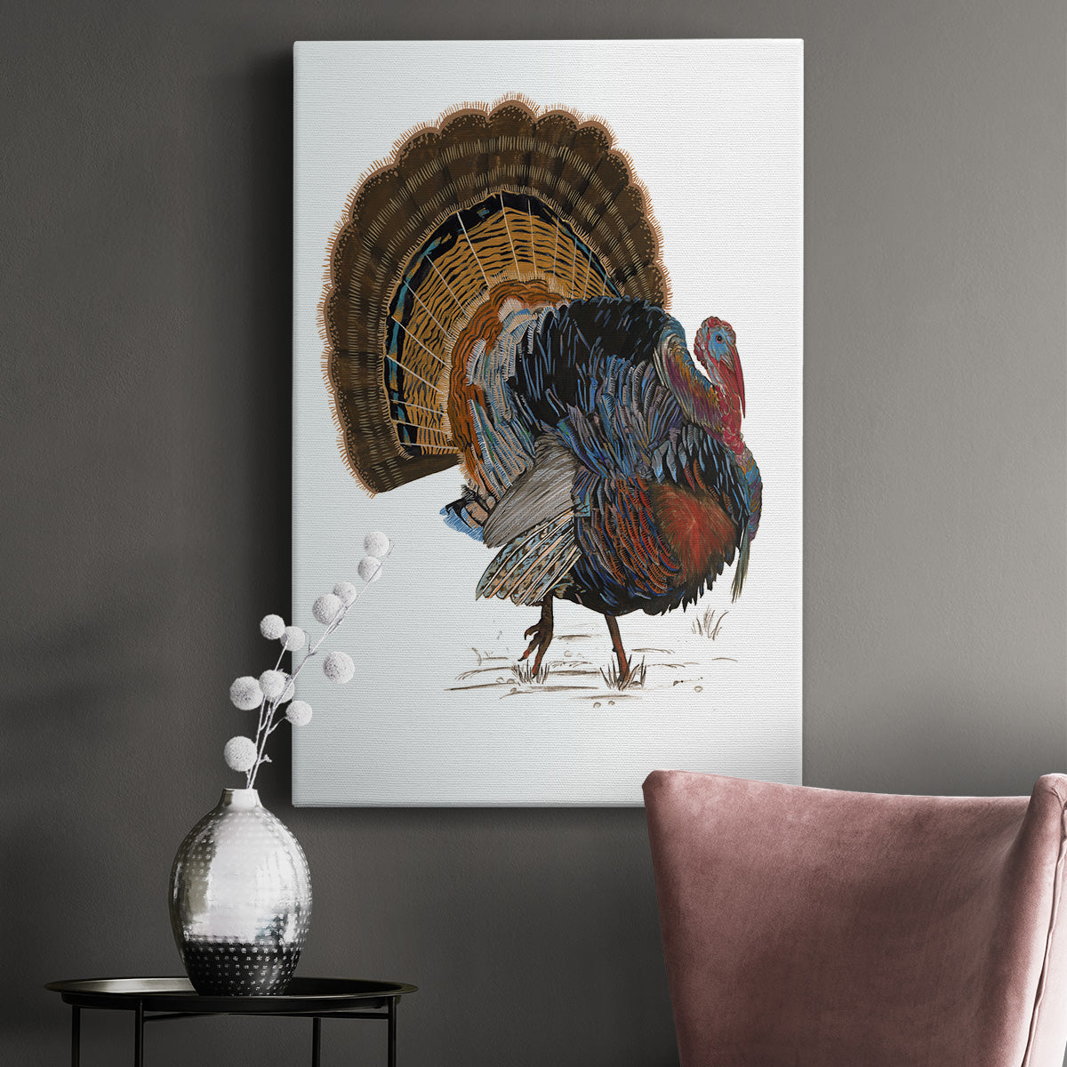 Turkey Study I Premium Gallery Wrapped Canvas - Ready to Hang