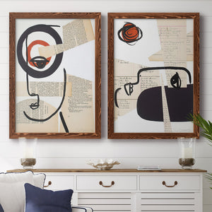 Faces of A Century I - Barnwood Framed Canvas Set