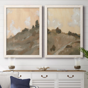 Hillside Walking Path III - Barnwood Framed Canvas Set