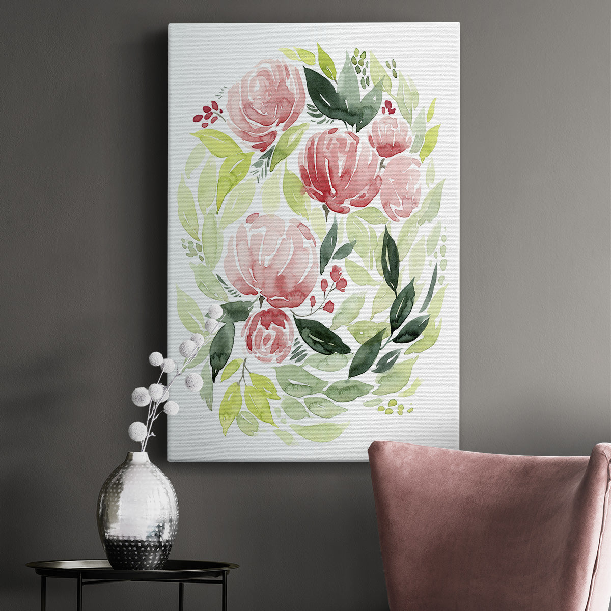 Buoyant Bouquet I Premium Gallery Wrapped Canvas - Ready to Hang