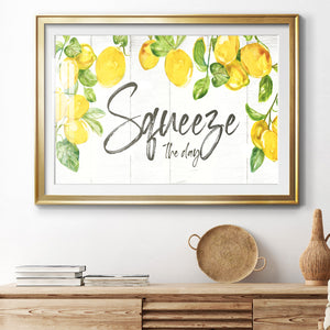 Lemon Squeeze - Modern Framed Art Print