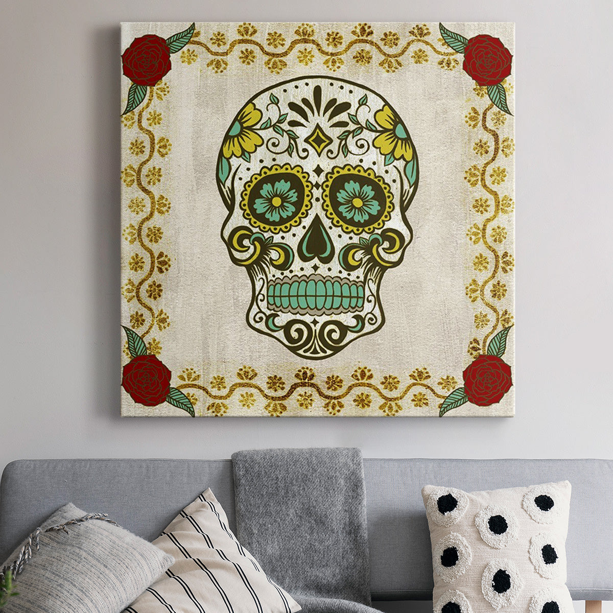 Day of the Dead IV-Premium Gallery Wrapped Canvas - Ready to Hang