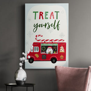 Santa's Foodtruck Collection B - Canvas Art Print
