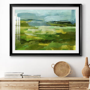 Emerald View I - Modern Framed Art Print
