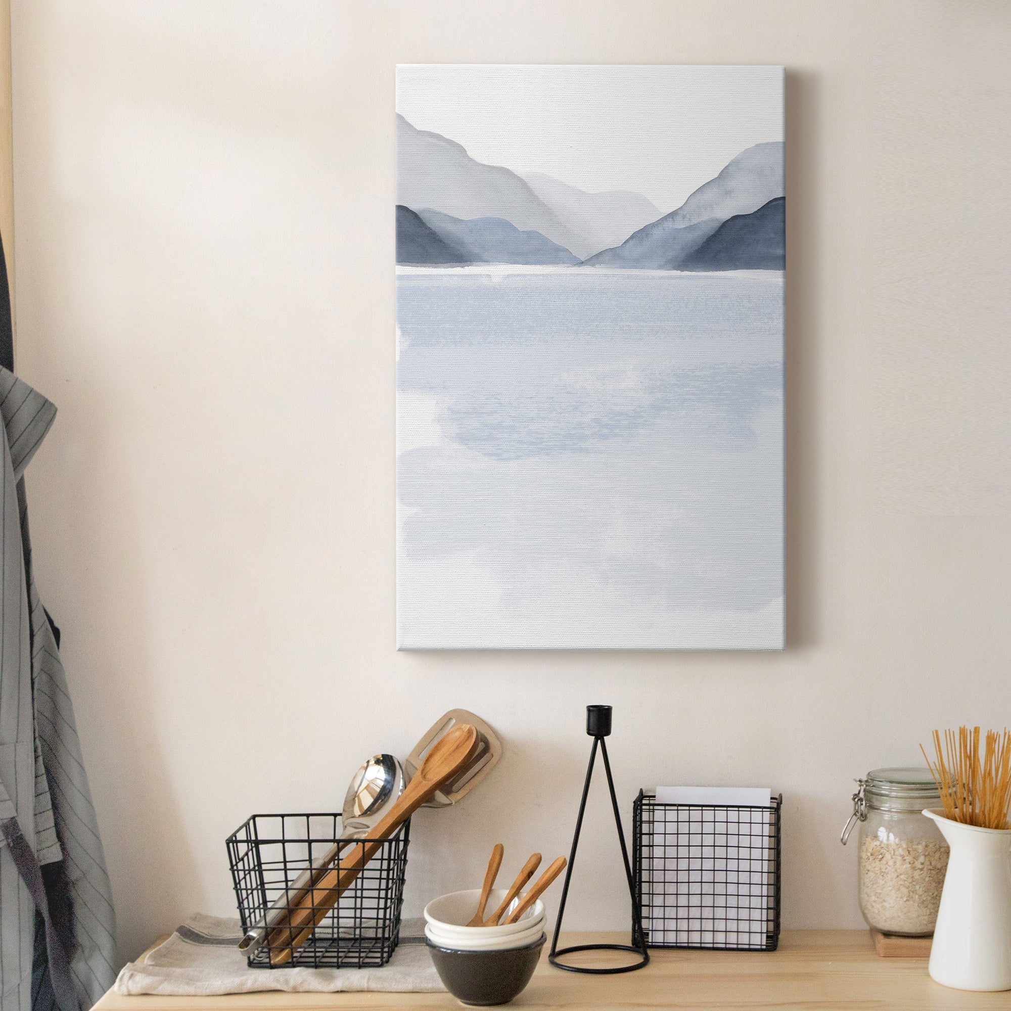 Glacial Lake I Premium Gallery Wrapped Canvas - Ready to Hang