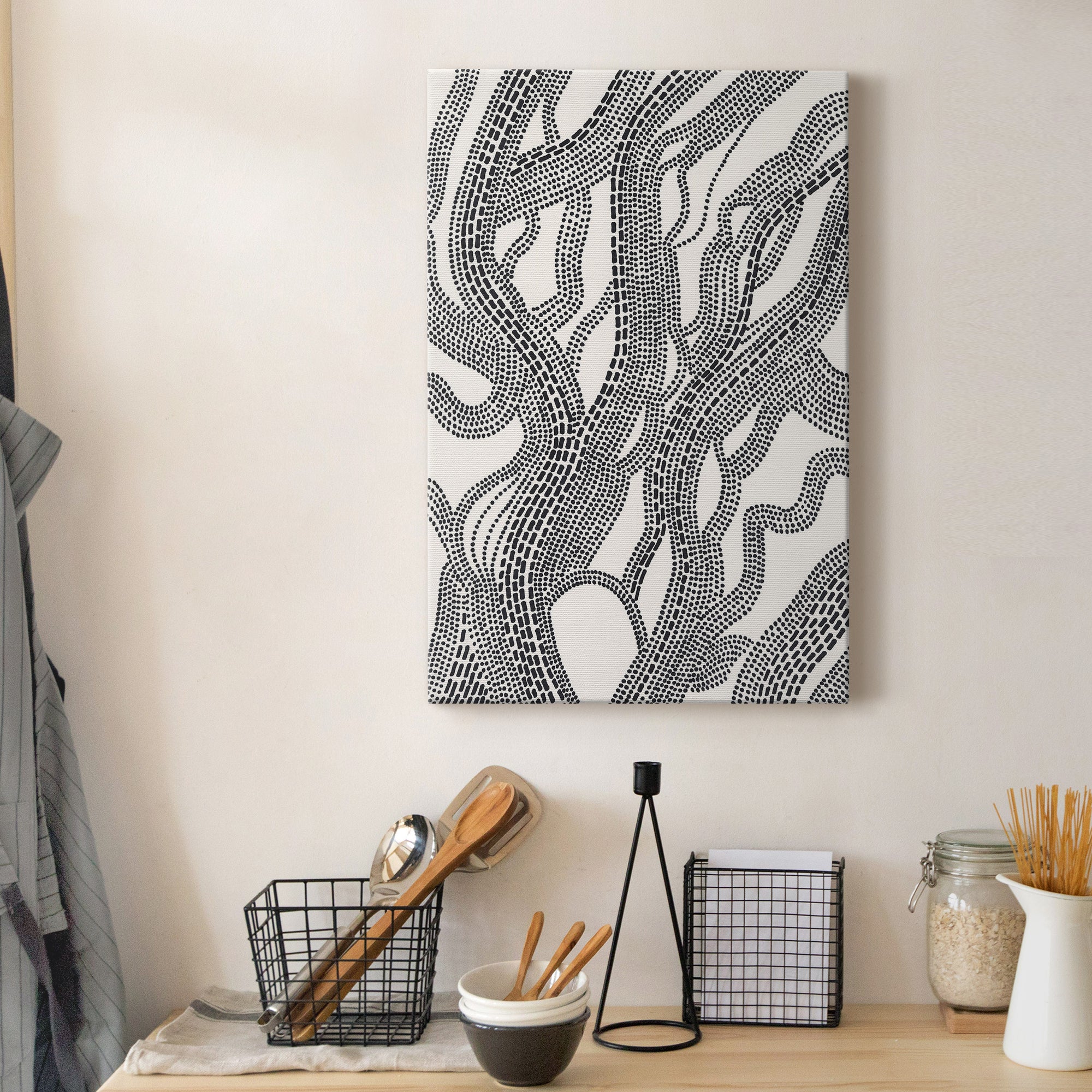 Dots and Dashes I Premium Gallery Wrapped Canvas - Ready to Hang