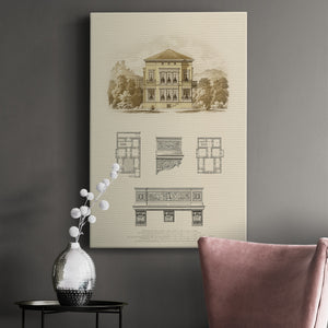 Estate and Plan I - Canvas Art Print