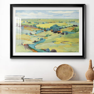 Idyll Sweep - Modern Framed Art Print