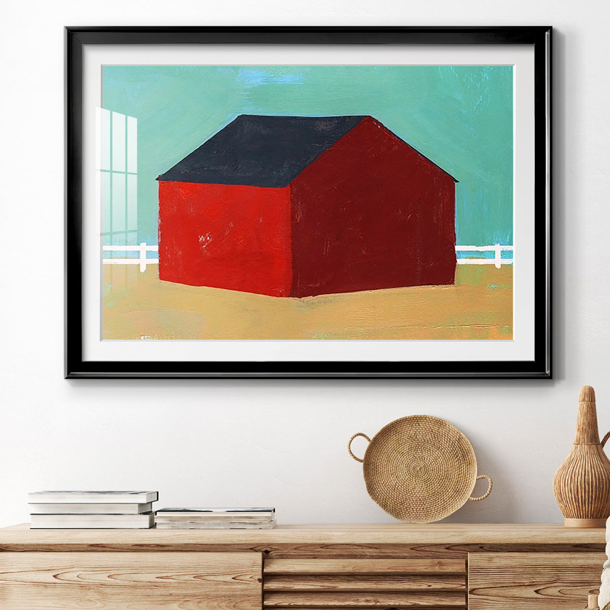 Big Red One III Premium Framed Print - Ready to Hang