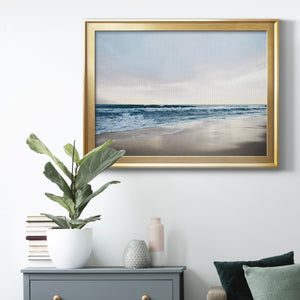 Shimmering Dawn - Modern Framed Canvas Print