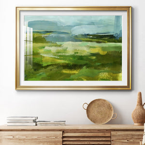 Emerald View I - Modern Framed Art Print