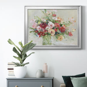 Just Peachy - Modern Framed Canvas Print