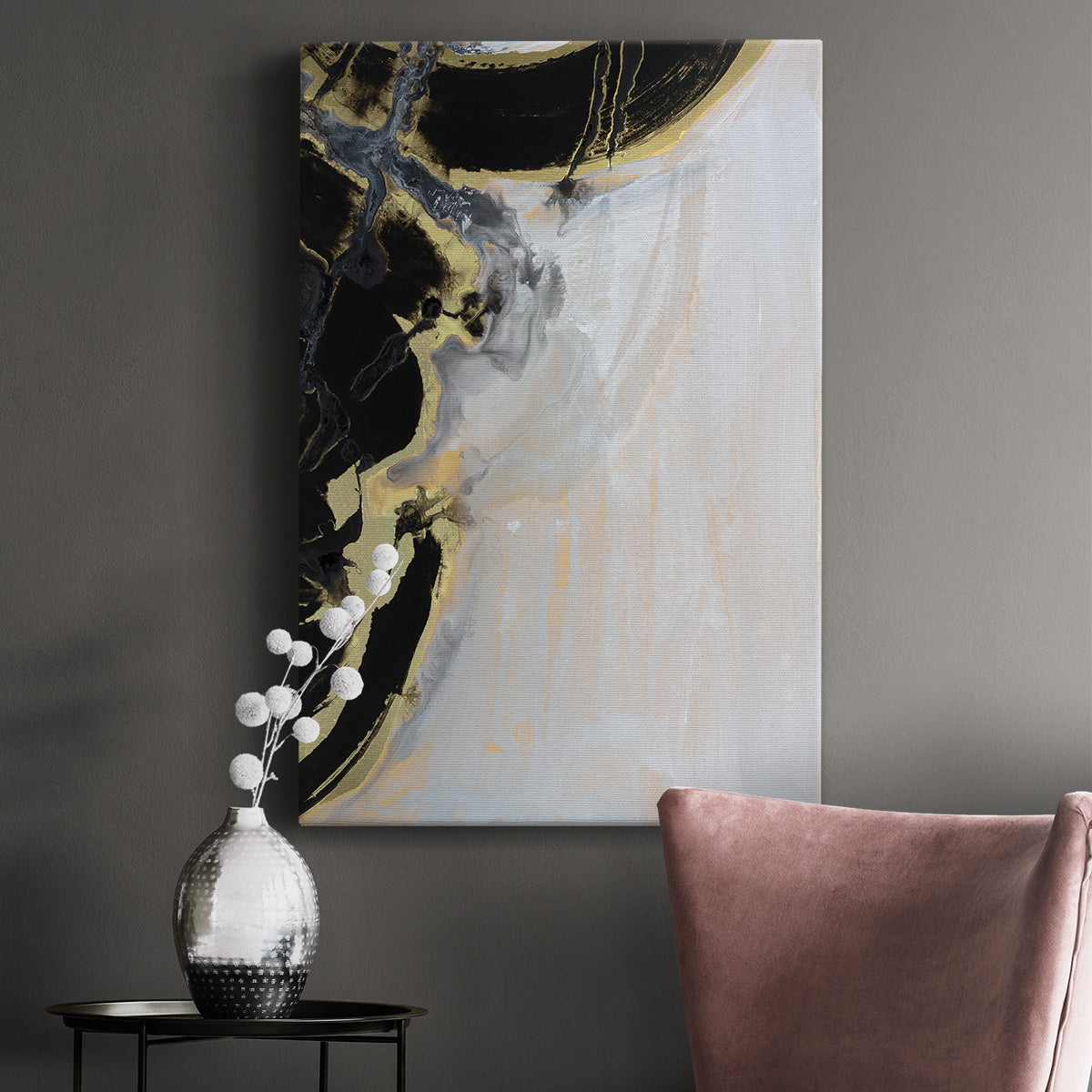 Mountains in the Mist II Premium Gallery Wrapped Canvas - Ready to Hang