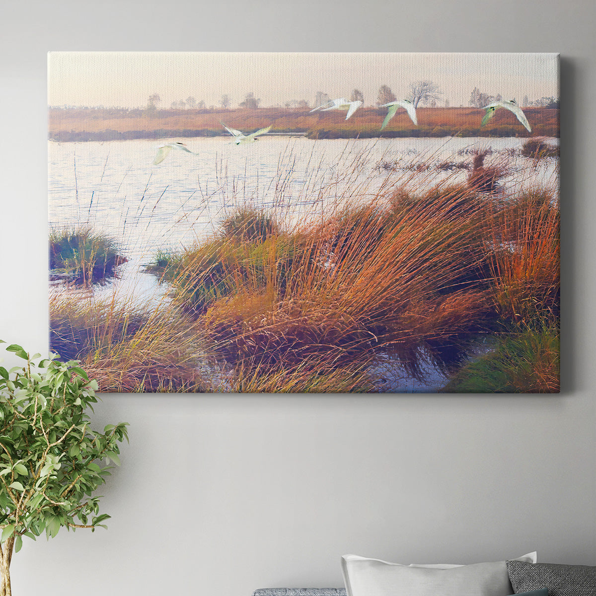 Marshland Hues I Premium Gallery Wrapped Canvas - Ready to Hang