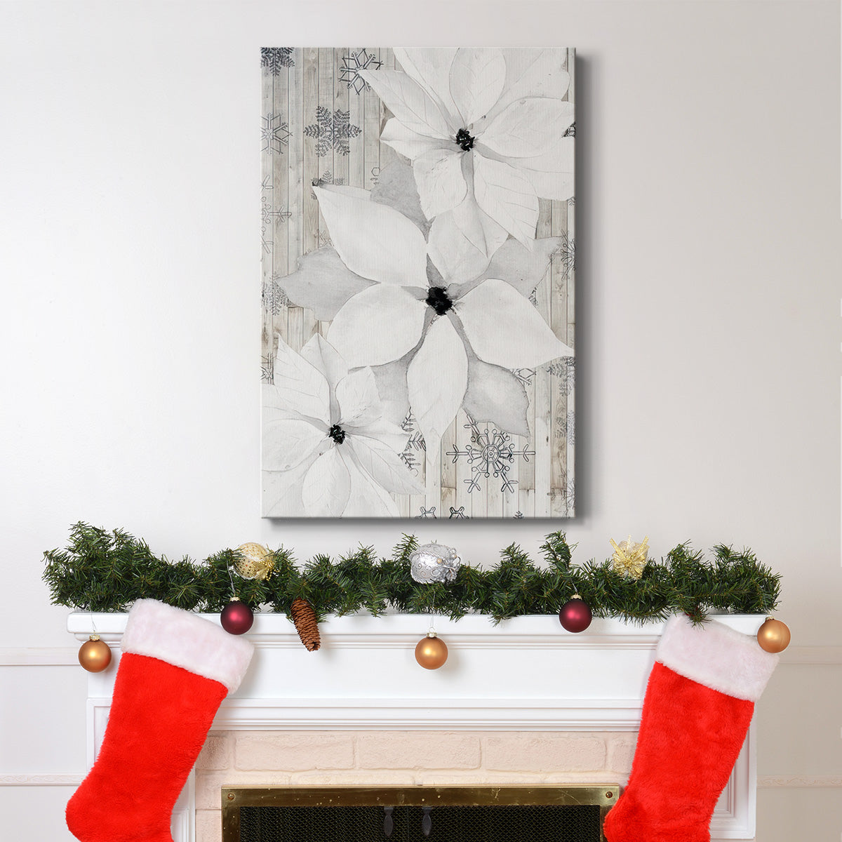 Sophisticated Christmas Collection F - Gallery Wrapped Canvas