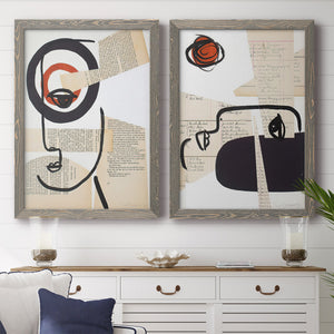 Faces of A Century I - Barnwood Framed Canvas Set