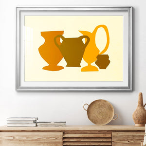 Posing Pottery II - Modern Framed Art Print