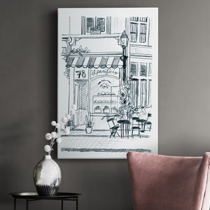 Italian Street Sketch I Premium Gallery Wrapped Canvas - Ready to Hang