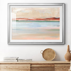 Sienna Horizon II - Modern Framed Art Print