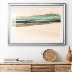 Layered Horizon II - Modern Framed Art Print