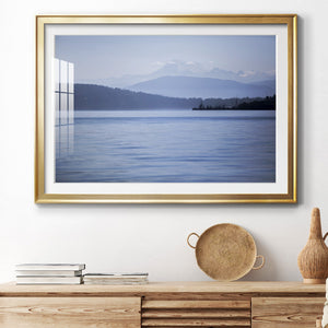 Blue Serenity - Modern Framed Art Print