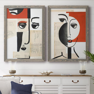 Faces of A Century III - Barnwood Framed Canvas Set