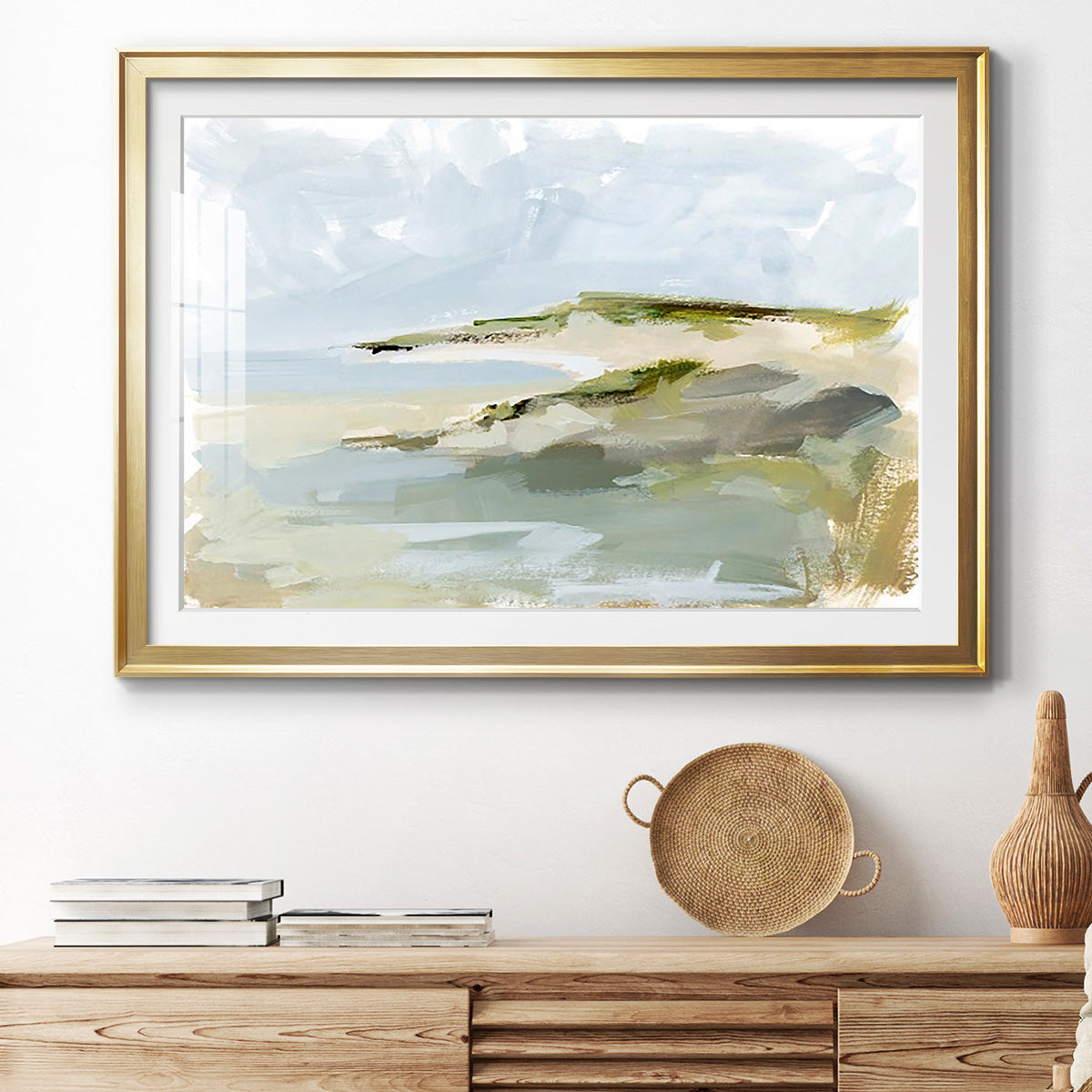 Sea Cove Impression I Premium Framed Print - Ready to Hang