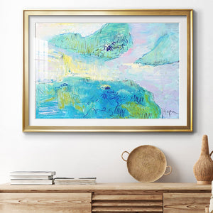 Smooth Sailing in the Heartland - Modern Framed Art Print