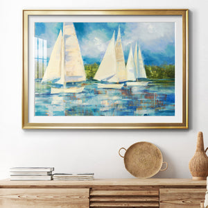 Clear Sailing - Modern Framed Art Print