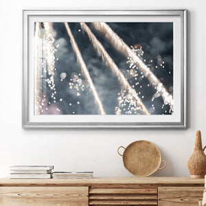 Celestial Glimmer - Modern Framed Art Print