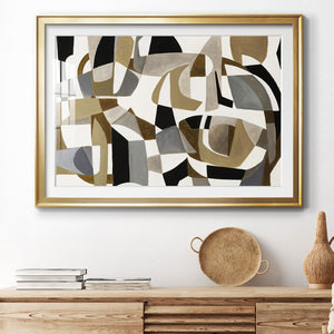 Circle Game - Modern Framed Art Print