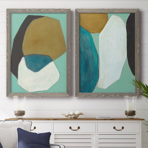 Boulder I - Barnwood Framed Canvas Set