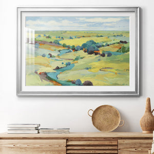 Idyll Sweep - Modern Framed Art Print