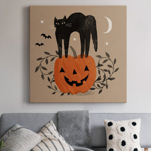 Graphic Halloween I-Premium Gallery Wrapped Canvas - Ready to Hang