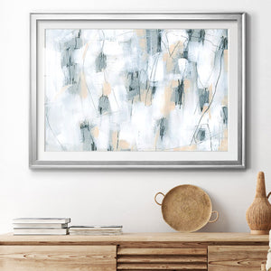 Stone Hatchmarks II - Modern Framed Art Print