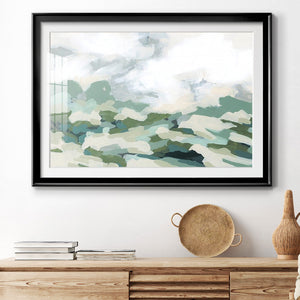 Verdant Hillside II - Modern Framed Art Print