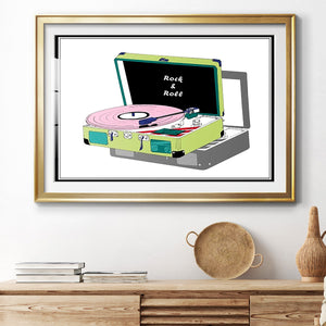 Record Shop II - Modern Framed Art Print