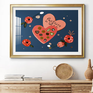 Happy Galentine I - Modern Framed Art Print
