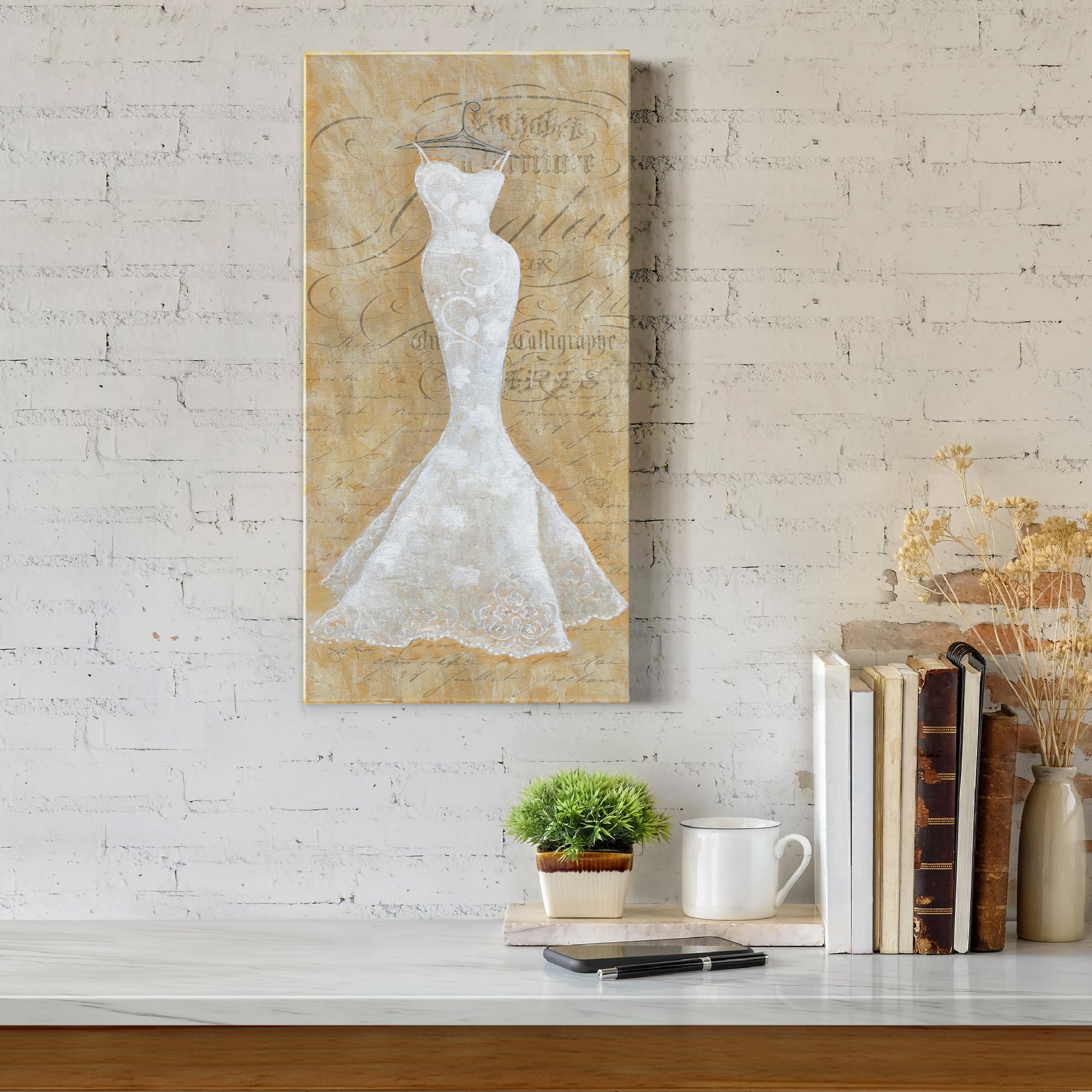 Silver Wedding IV - Premium Gallery Wrapped Canvas - Ready to Hang