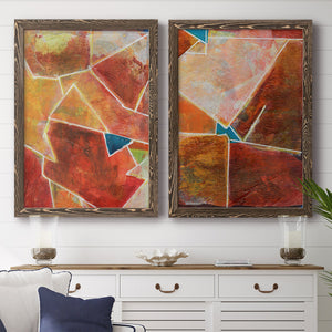 Primary Connection VII - Barnwood Framed Canvas Set
