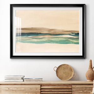 Layered Horizon I - Modern Framed Art Print