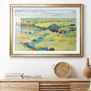 Idyll Sweep - Modern Framed Art Print
