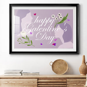 Happy Galentine's Day Collection A - Modern Framed Art Print