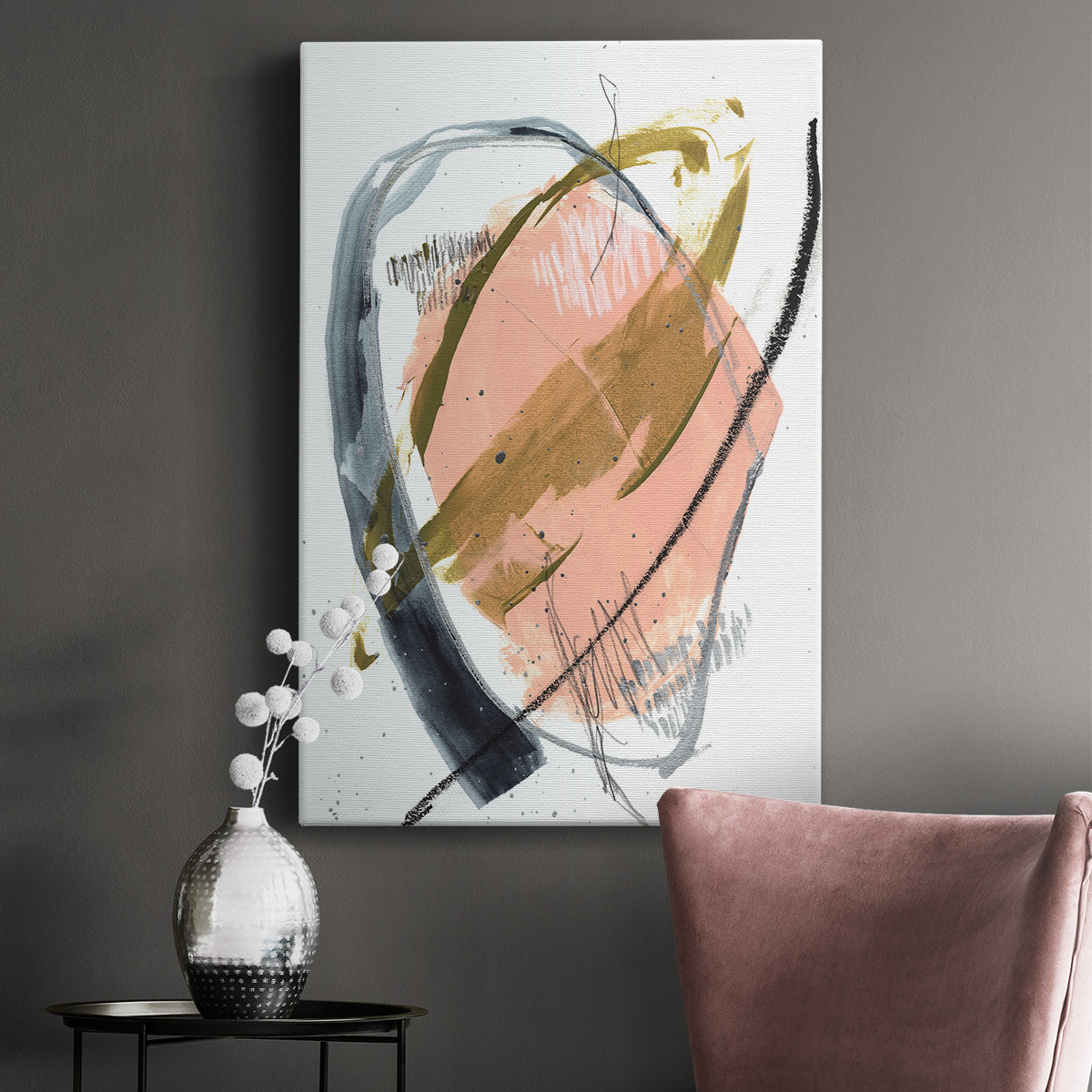 Orbital Marks II Premium Gallery Wrapped Canvas - Ready to Hang