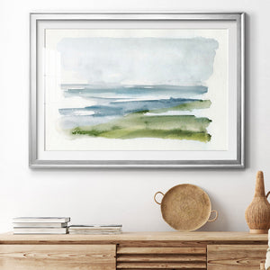 Coastline Splash I - Modern Framed Art Print