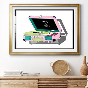 Record Shop I - Modern Framed Art Print